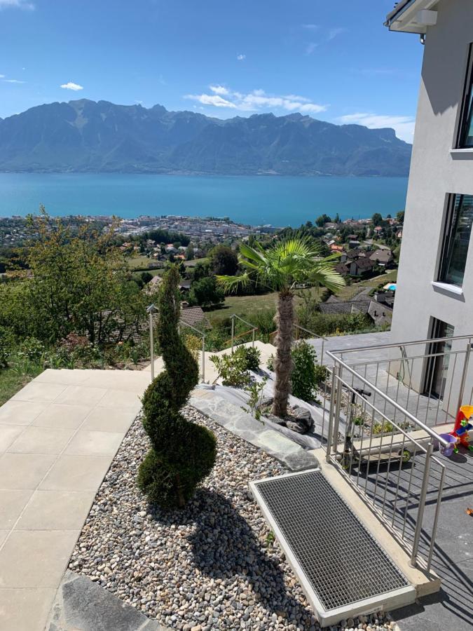 Appartement Moderne Avec Vue Panoramique A Jongny Proche De Montreux Luaran gambar