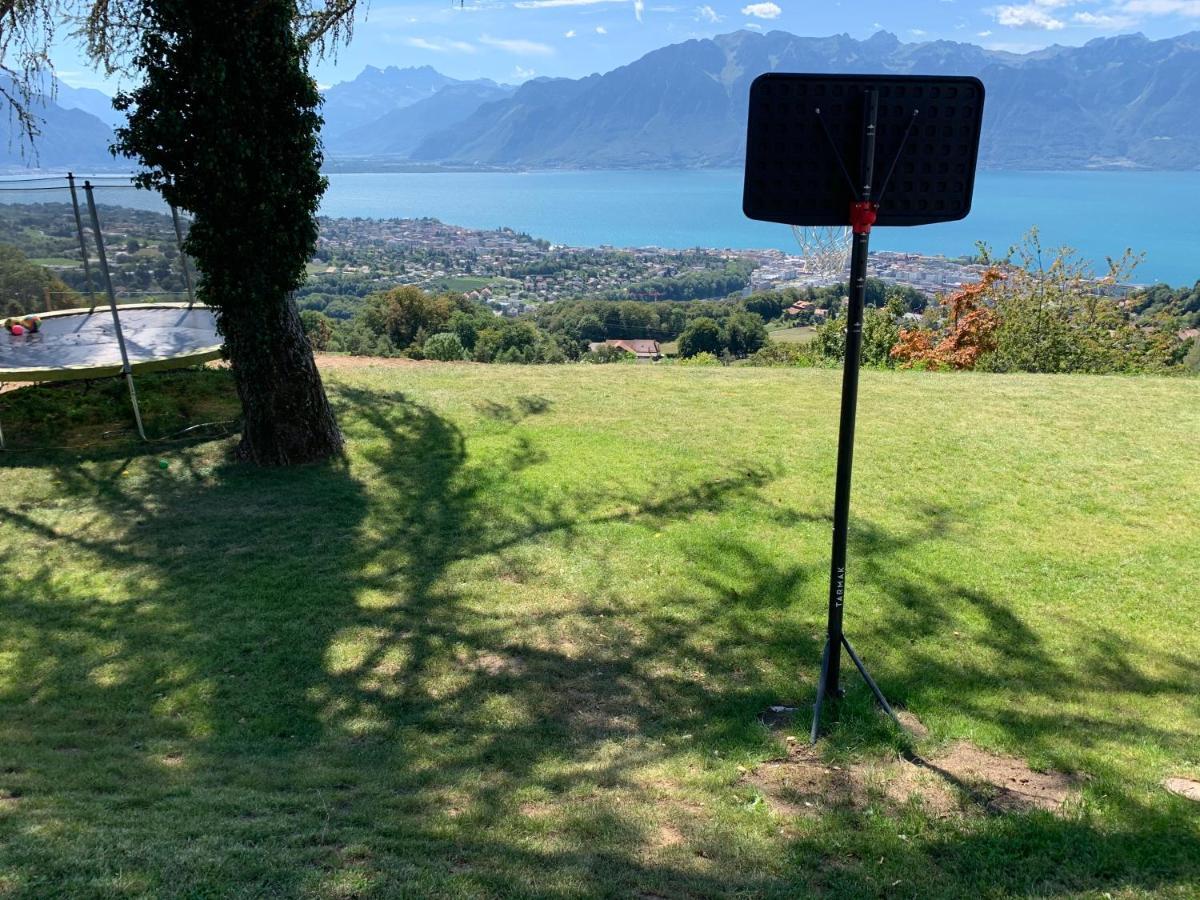 Appartement Moderne Avec Vue Panoramique A Jongny Proche De Montreux Luaran gambar