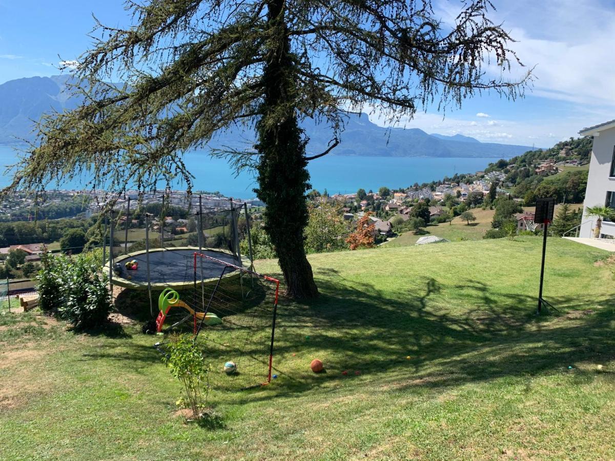 Appartement Moderne Avec Vue Panoramique A Jongny Proche De Montreux Luaran gambar