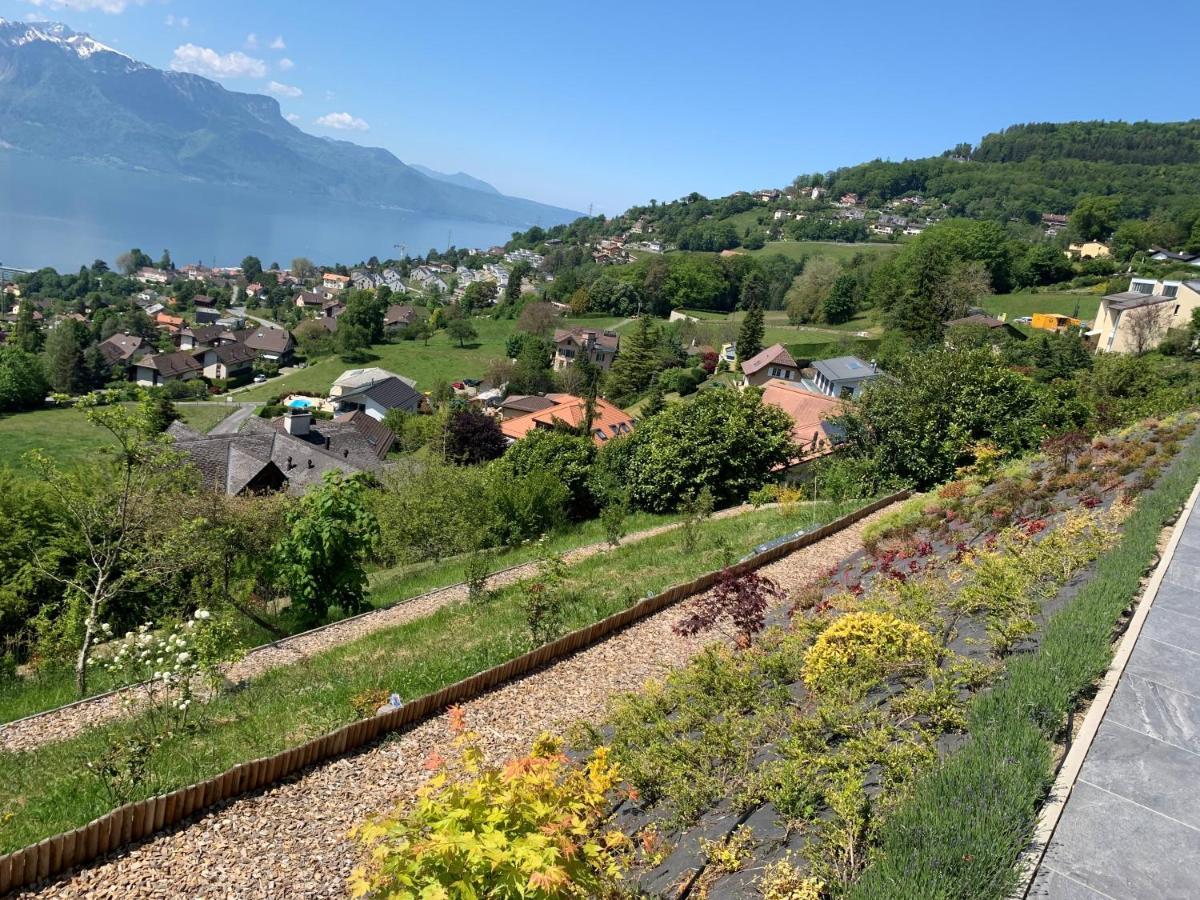 Appartement Moderne Avec Vue Panoramique A Jongny Proche De Montreux Luaran gambar