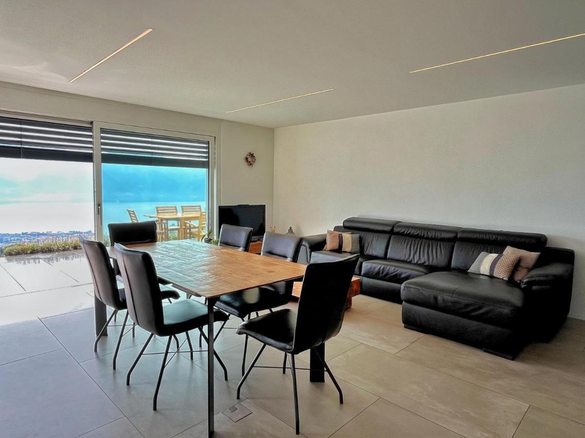 Appartement Moderne Avec Vue Panoramique A Jongny Proche De Montreux Luaran gambar