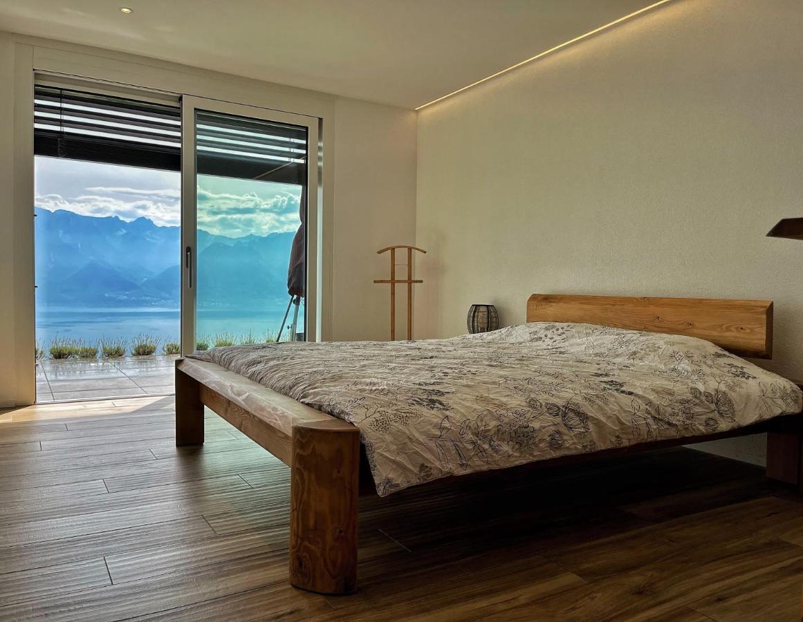 Appartement Moderne Avec Vue Panoramique A Jongny Proche De Montreux Luaran gambar