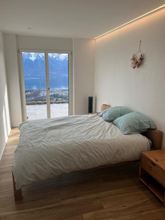 Appartement Moderne Avec Vue Panoramique A Jongny Proche De Montreux Luaran gambar