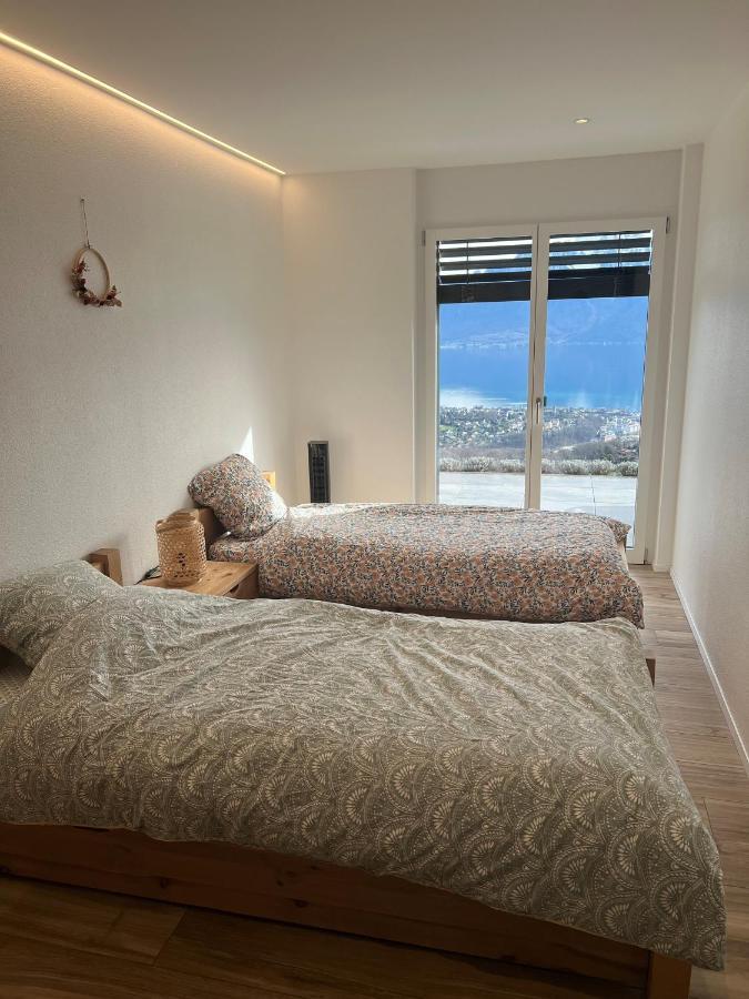 Appartement Moderne Avec Vue Panoramique A Jongny Proche De Montreux Luaran gambar